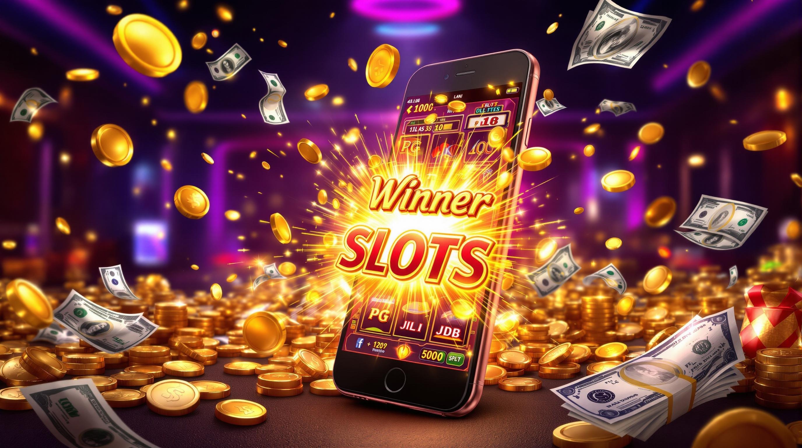 Slots Winner APK - Download Now and Win Real Money with PG,JILI & JDB Slots Banner