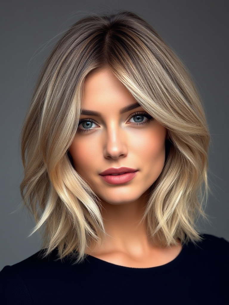 Shoulder-Length Hair with Layers