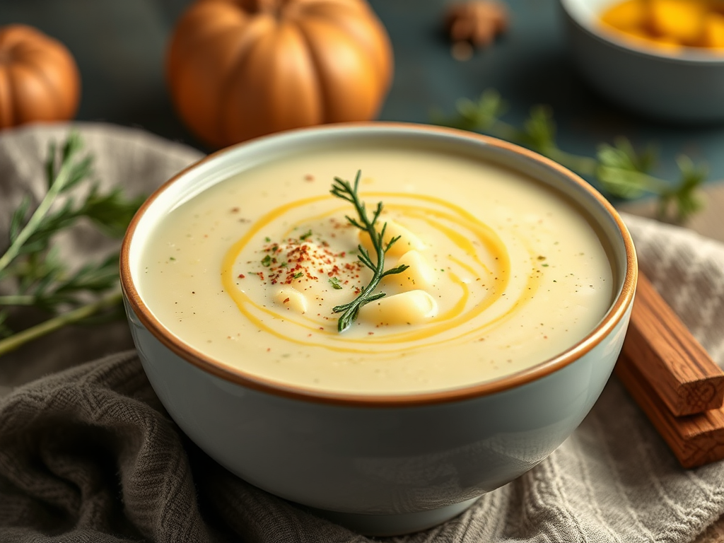 Image for Creamy Potato and Leek Soup