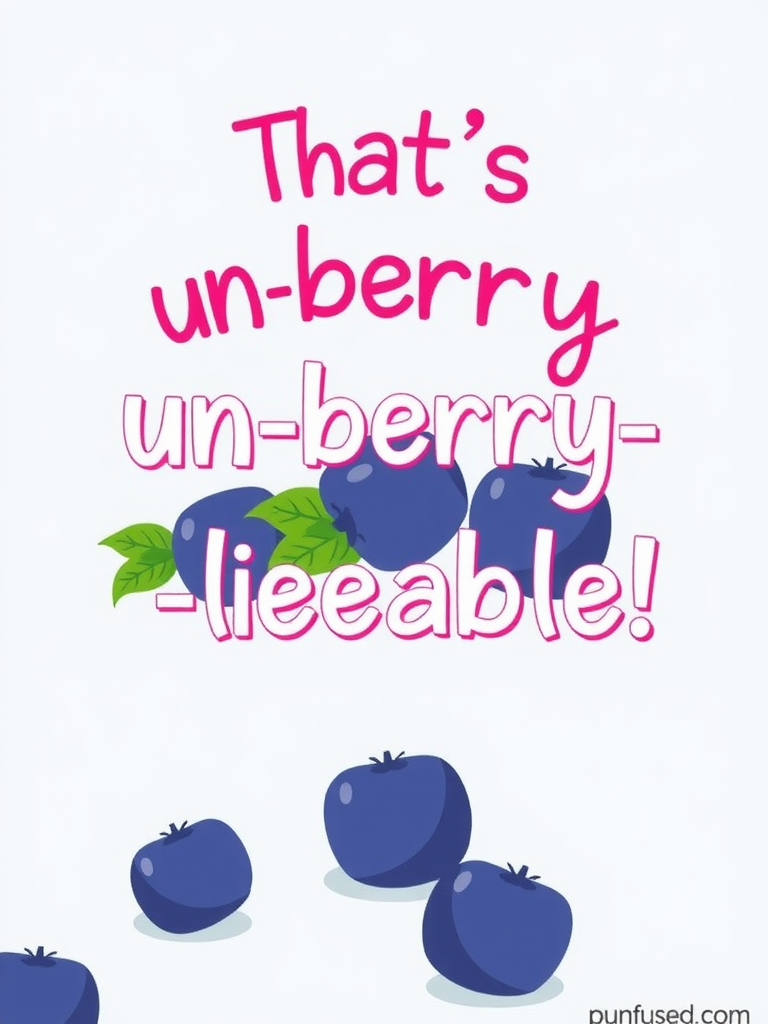 blueberry puns