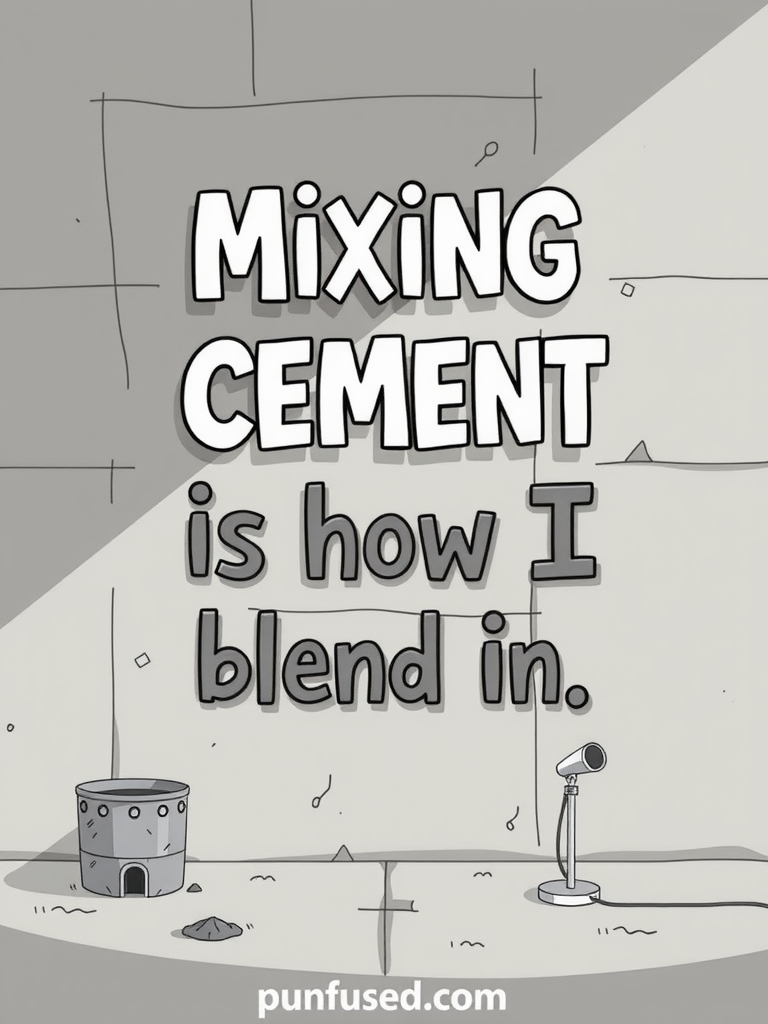 cement puns