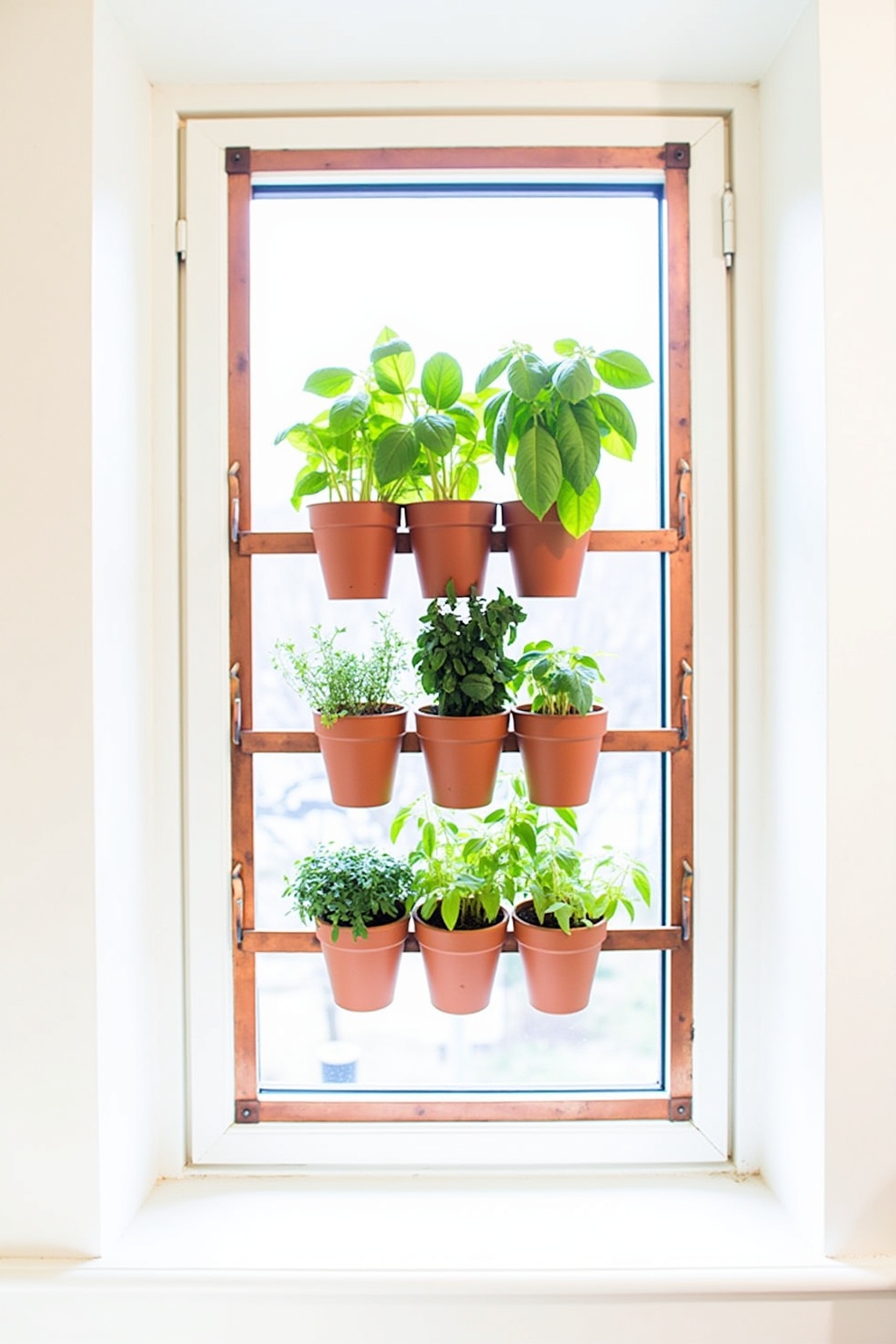 Copper Vertical Planter