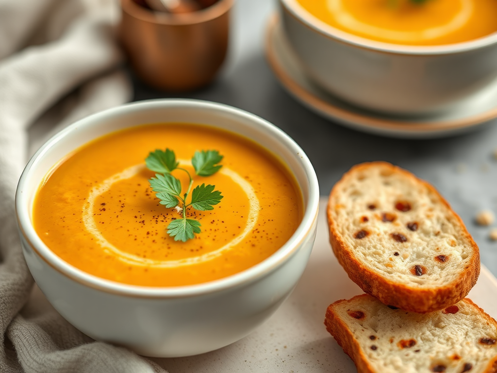 Image for Curried Carrot and Ginger Soup