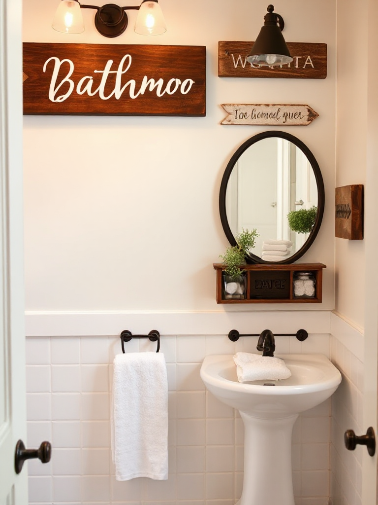 Great bathroom wall decor ideas