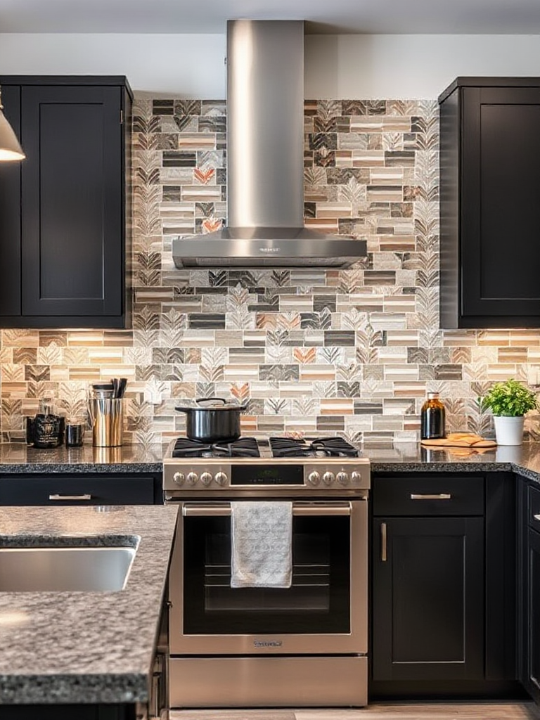 Backsplash Ideas For Dark Cabinet Kitchen