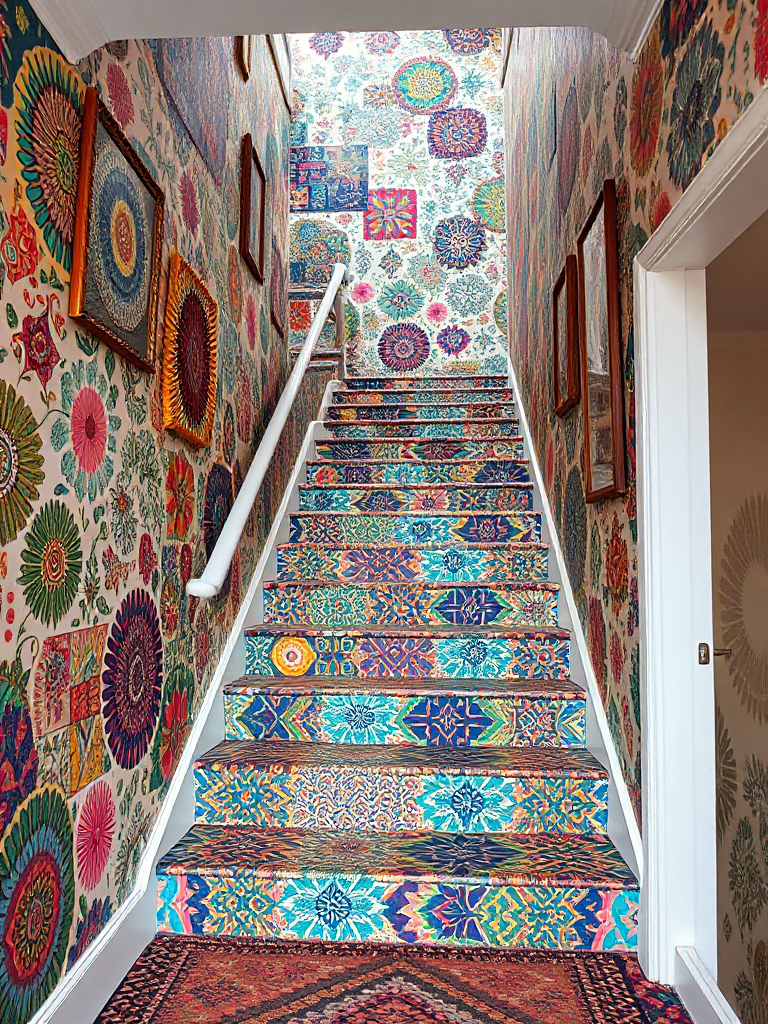 Boho Staircase Ideas