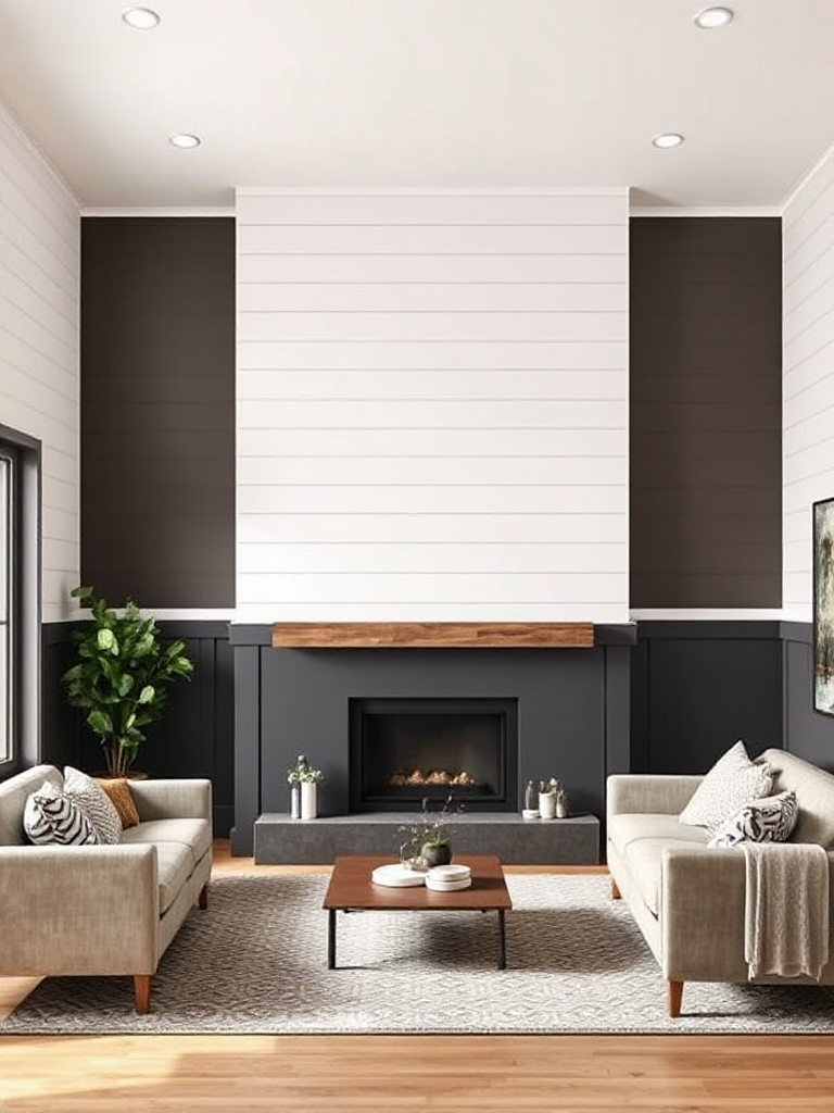 Shiplap Wall Ideas For Living Rooms