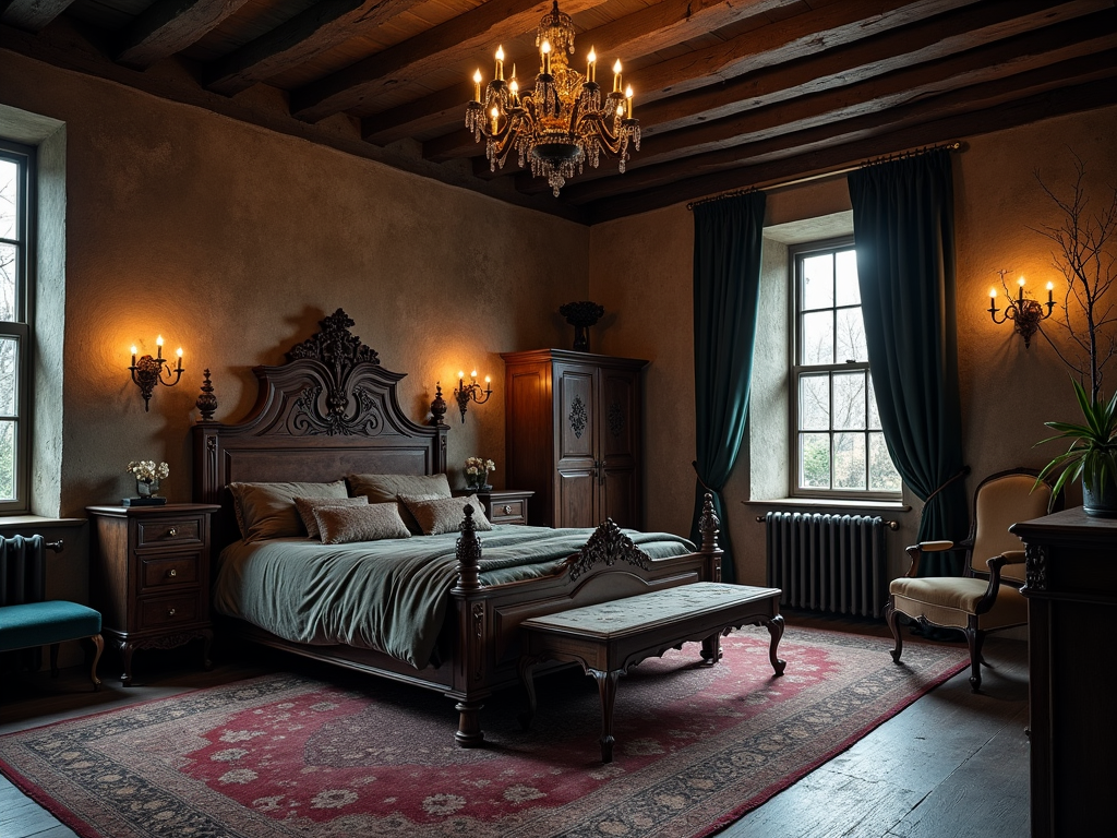 Dive into Darkness: Gothic Bedroom Inspirations