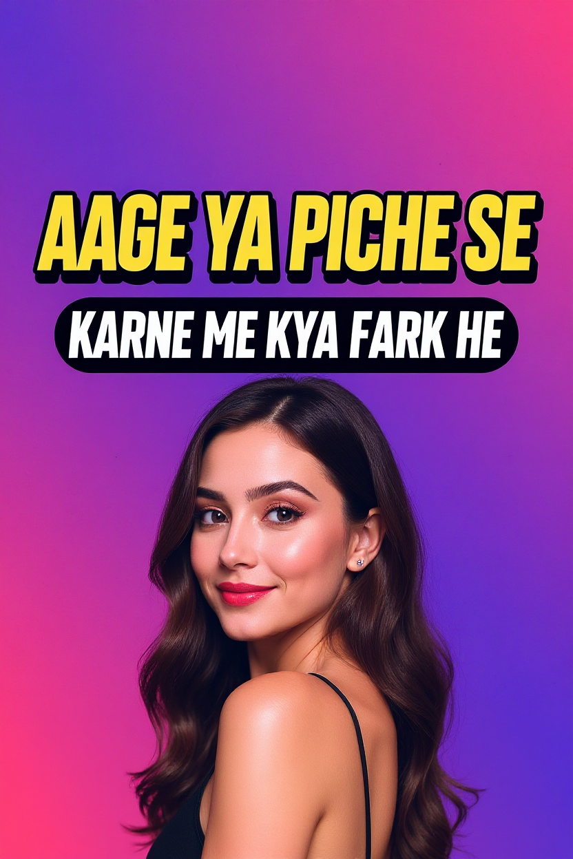 Aage ya piche se karne me kya fark he