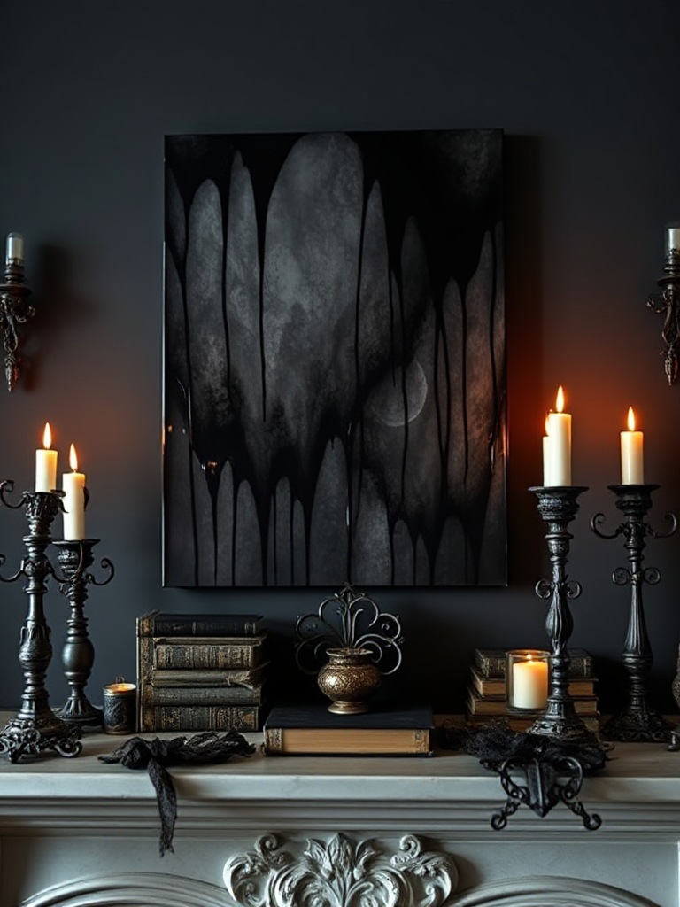 Gothic Mantel Decoration Ideas