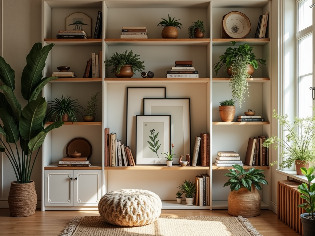 Embrace Negative Space: Bohemian Shelf Design Tips