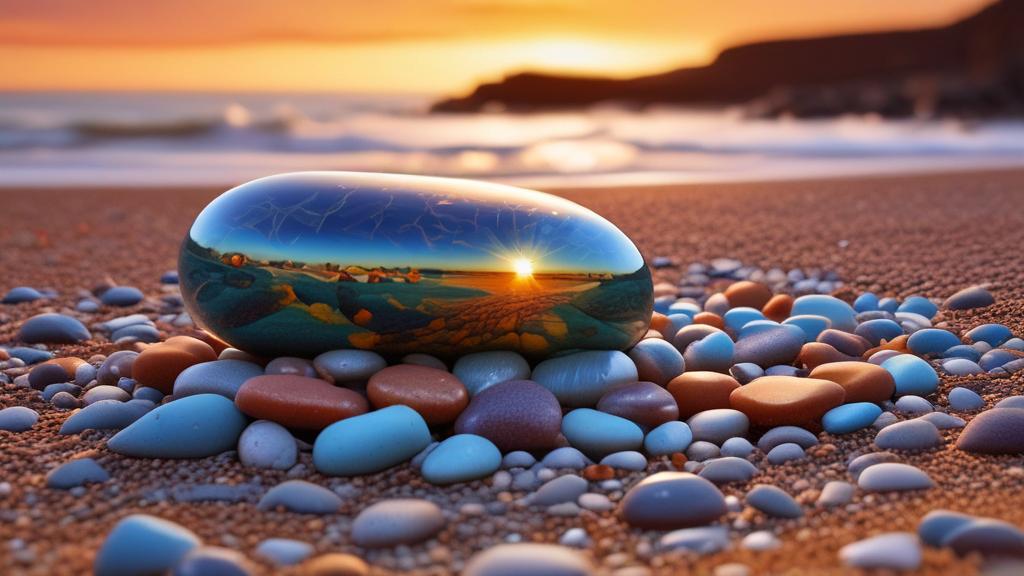 167-sunset-serenity-on-a-pebbled-beach