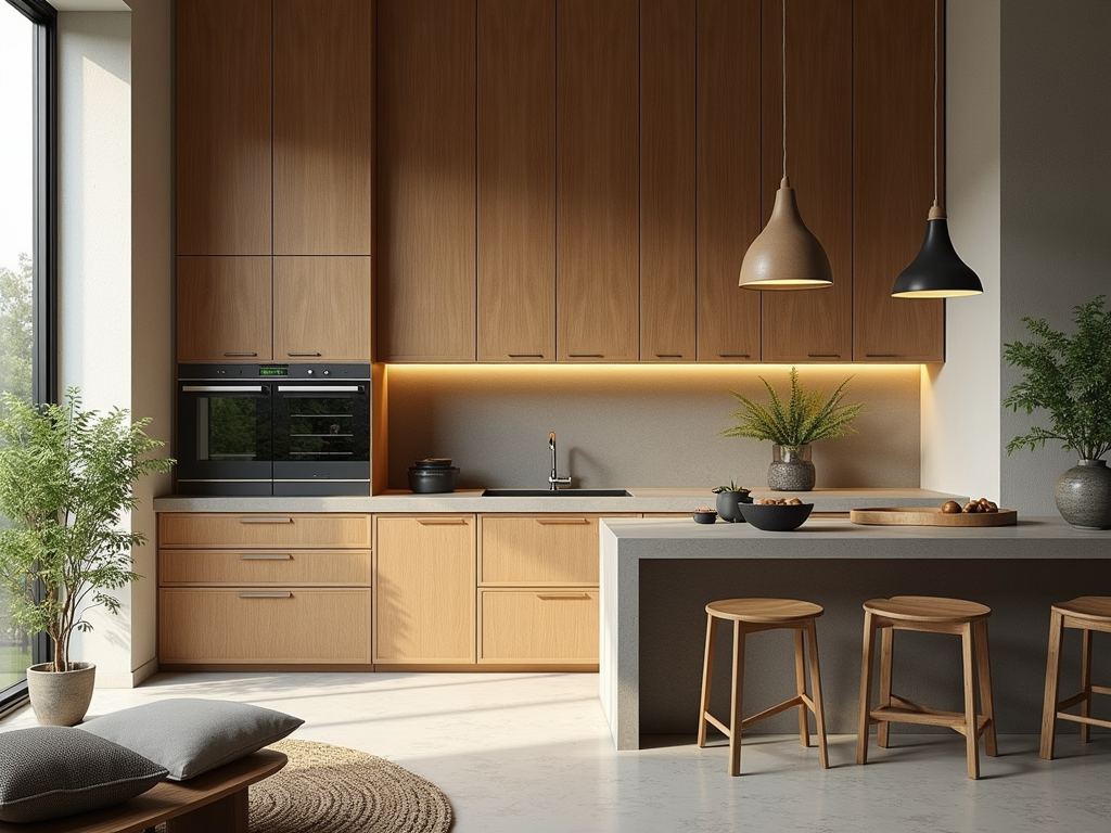 Transform Your Space: Zen-Inspired Kitchen with Bamboo Touches