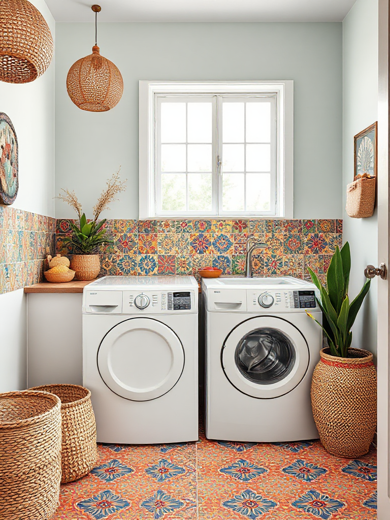 Boho Laundry Room Ideas