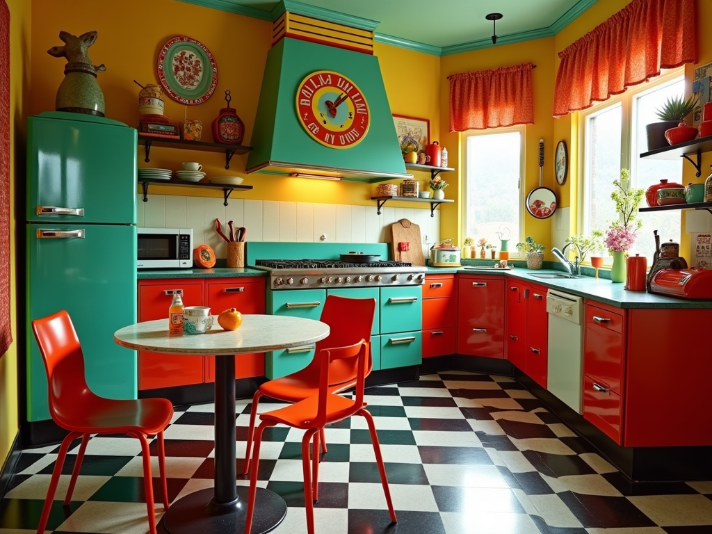 Charming Retro 1950s Kitchen Decor Ideas