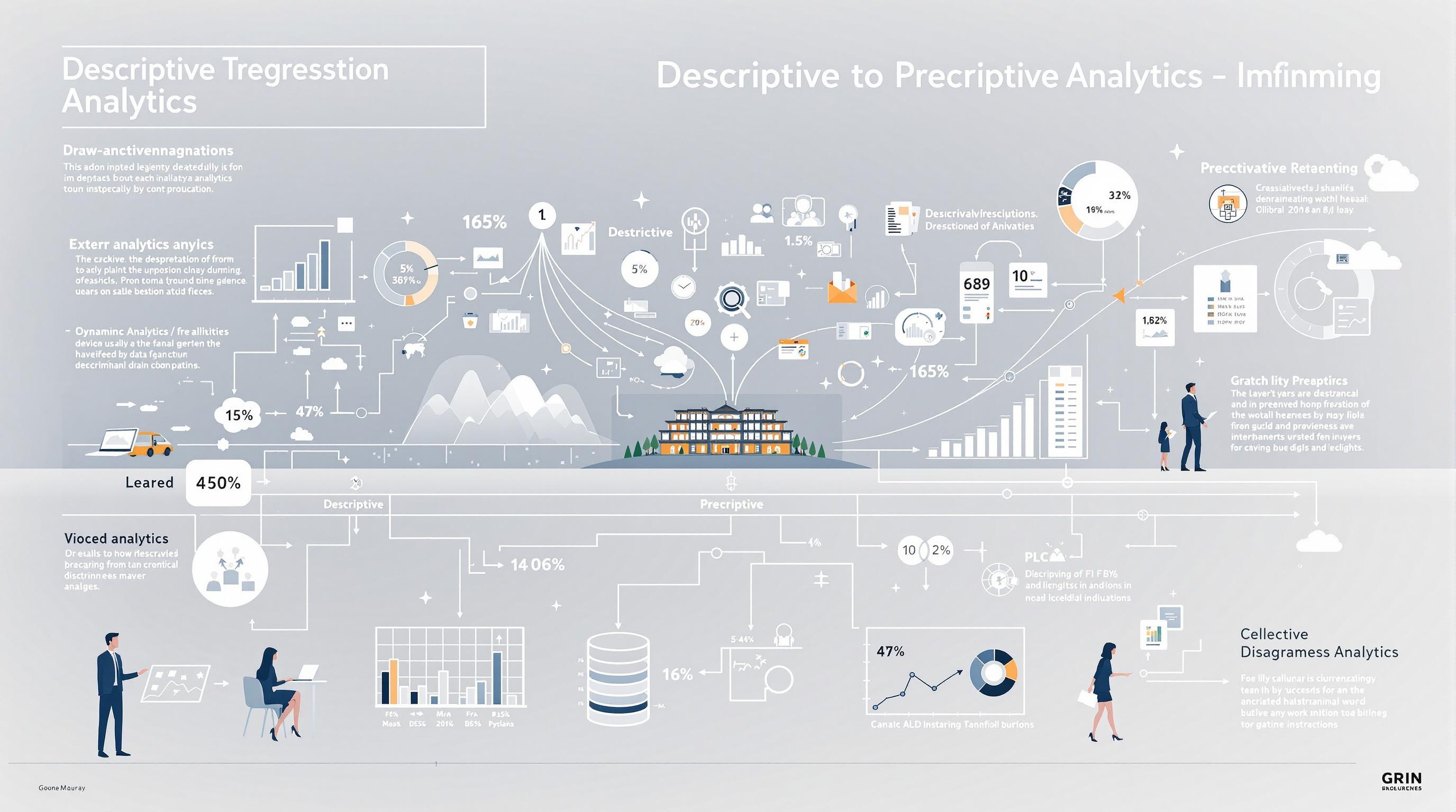 Conceptual image showing the balance between human judgment and AI algorithms in decision-making