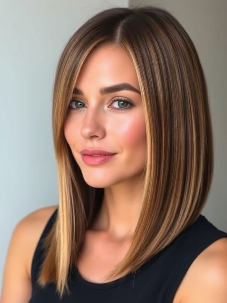 Shoulder-Length Straight Hairstyles