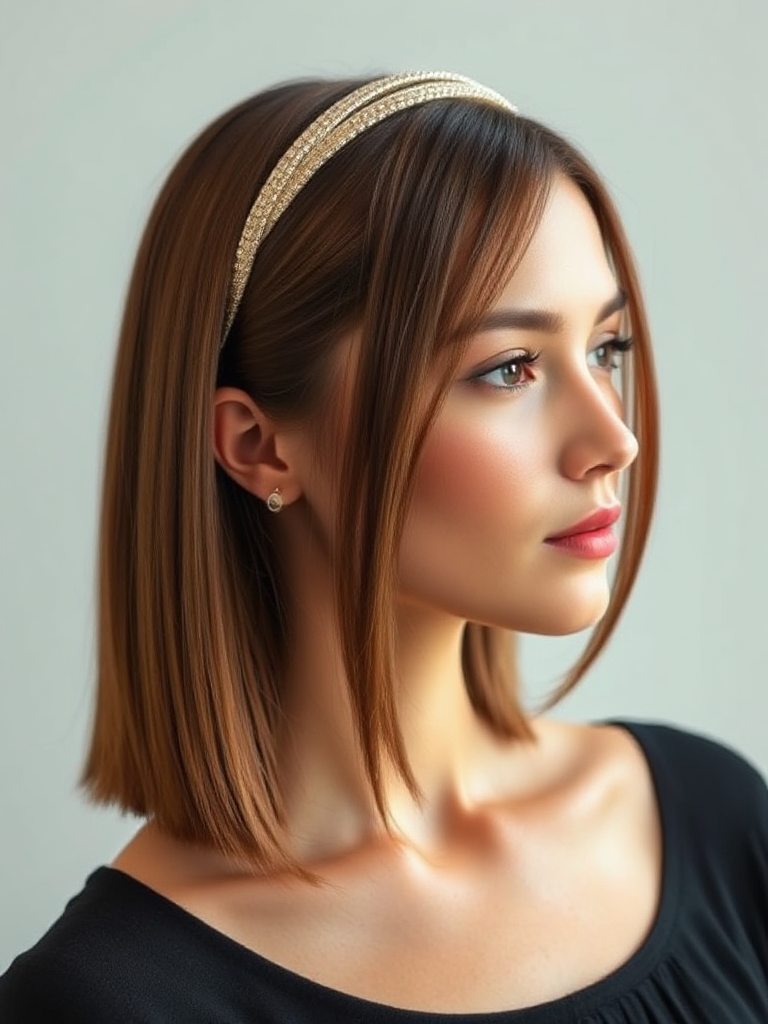 Shoulder-Length Straight Hairstyles