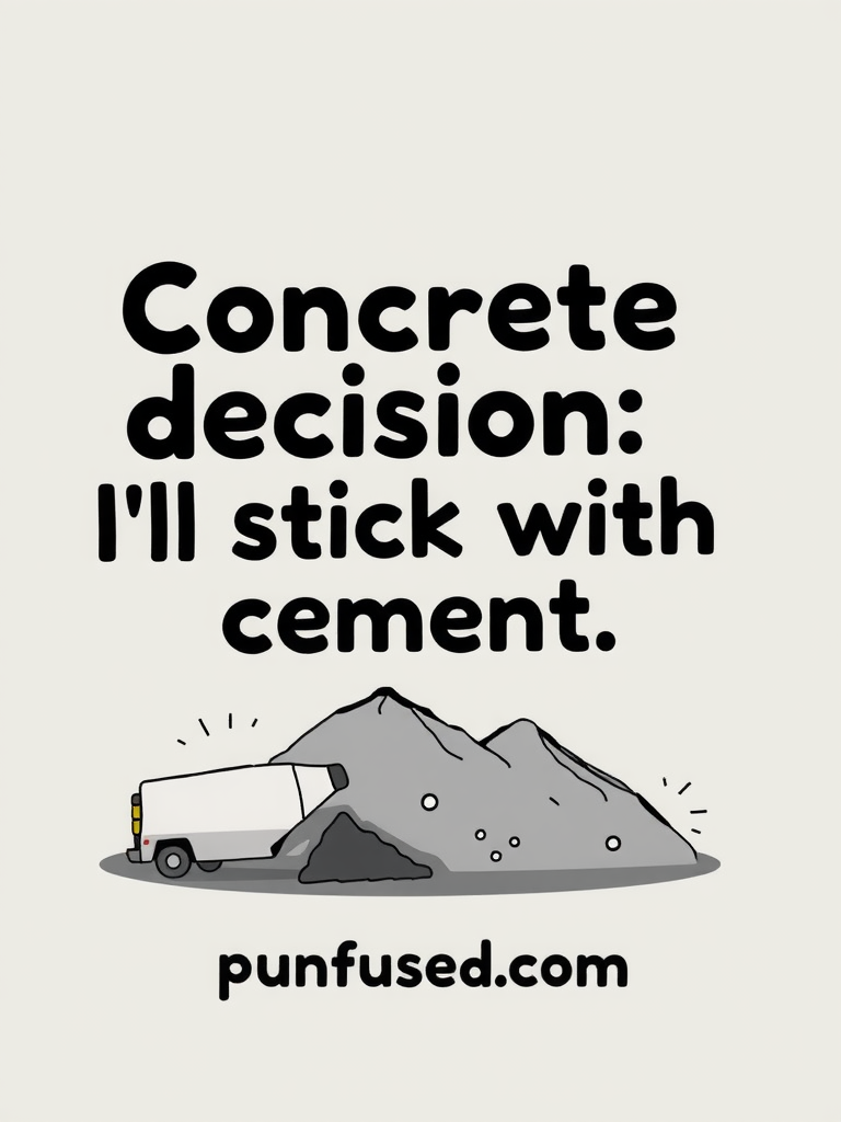 cement puns