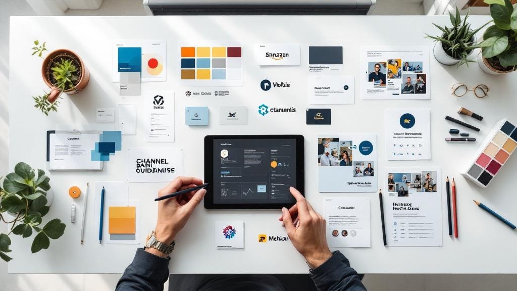 YouTube channel branding and visual identity elements