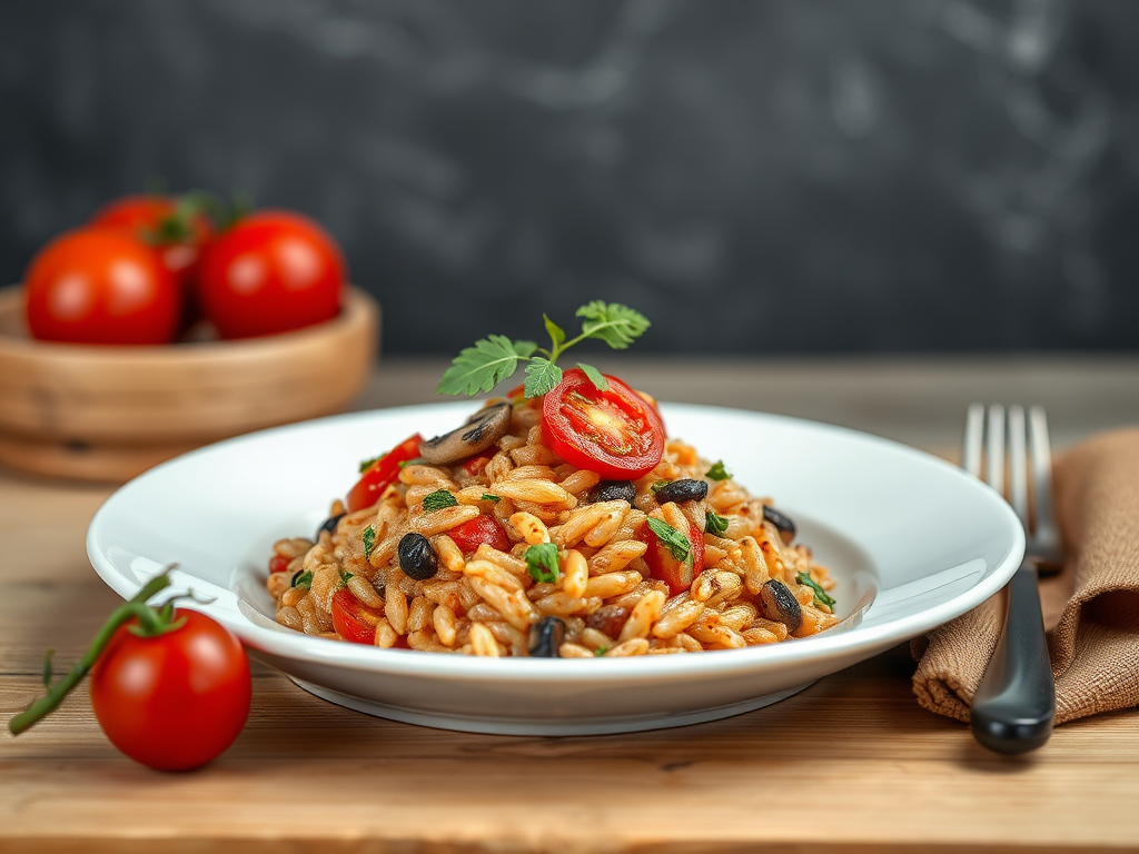 Image for Tomato and Mushroom Risotto