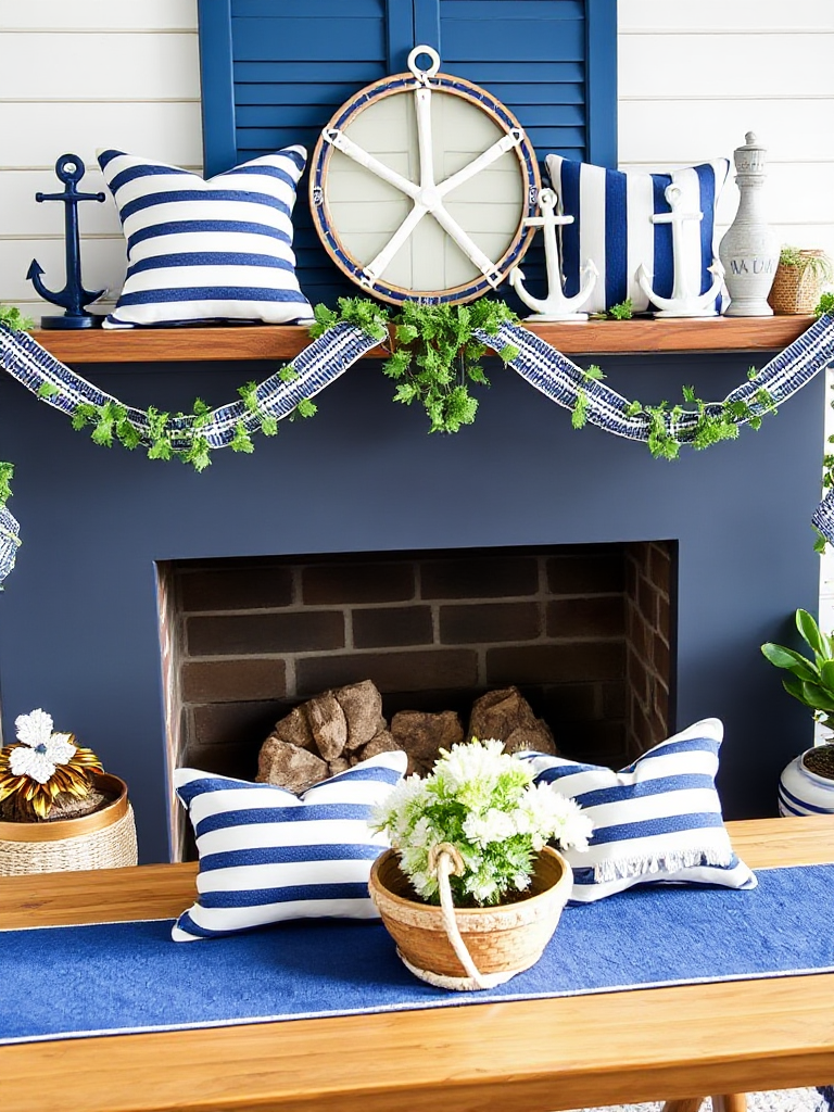 Summer Mantel Decorating Ideas