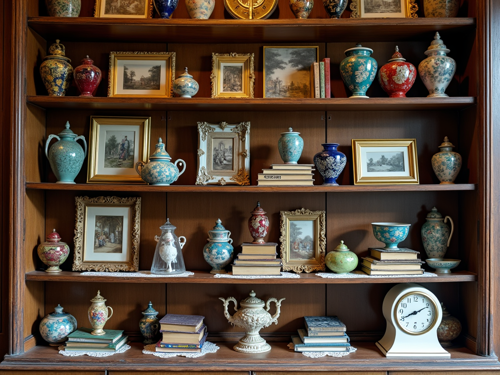 Vintage Charm: Transform Your Bookcase with Antique Elegance