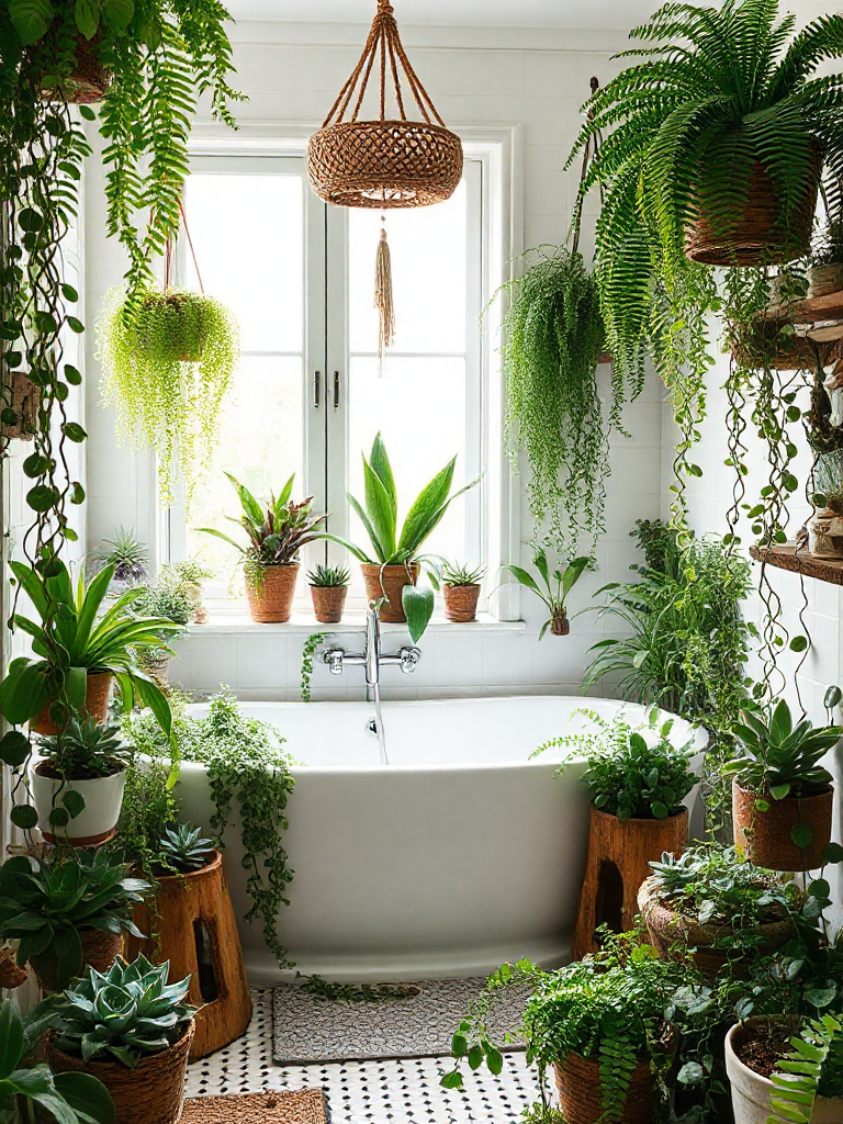 Dreamy boho bathroom inspirations