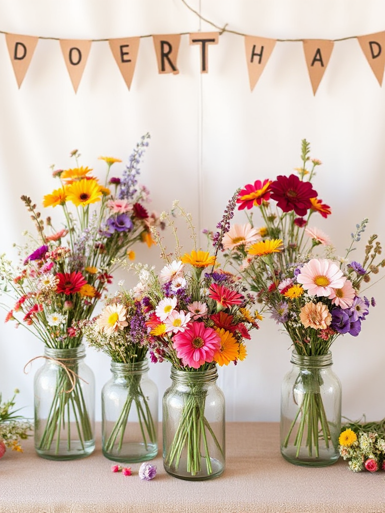 Boho Birthday Backdrop Ideas