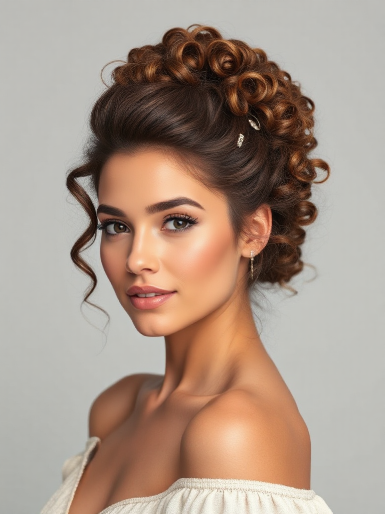 Updo Hairstyle For Women