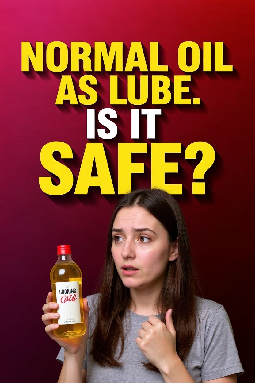 Normal OIL as Lube. Is it safe?