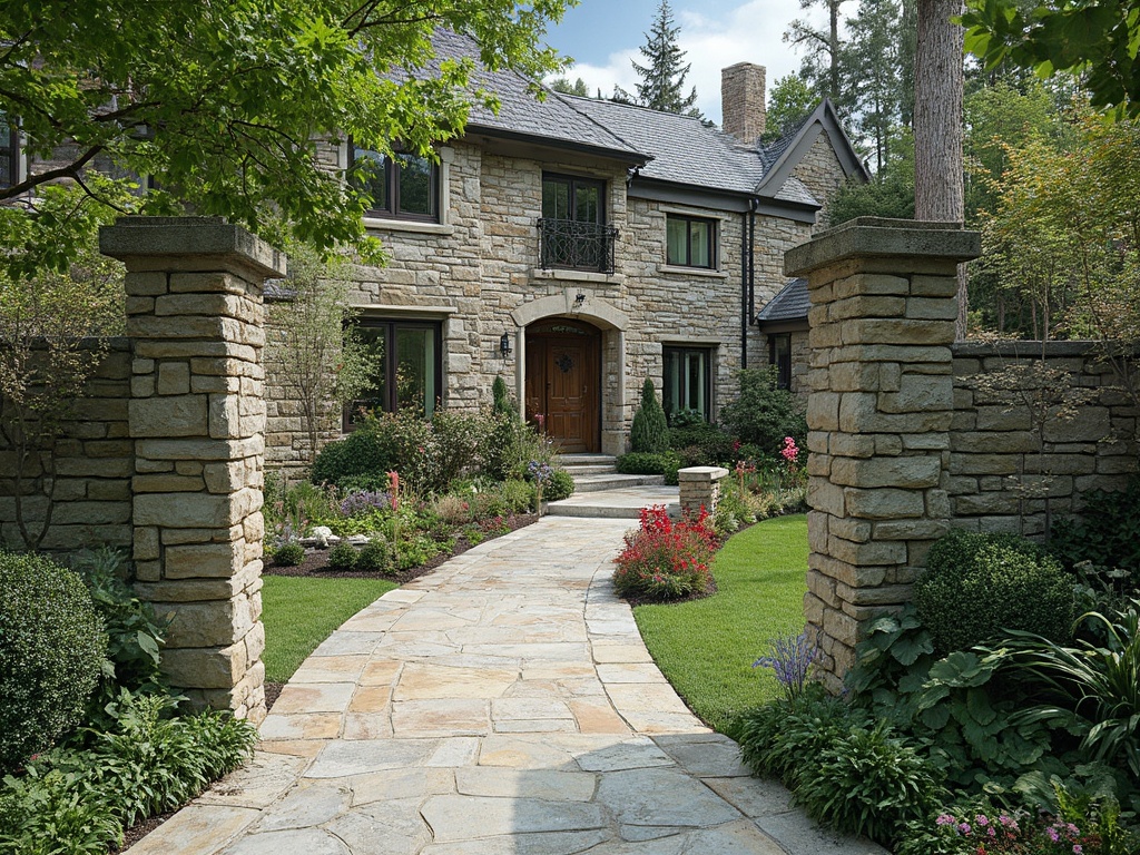Stacked Stone Wall