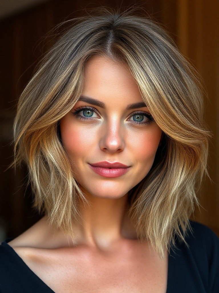 Chin-Length Hairstyle For Women