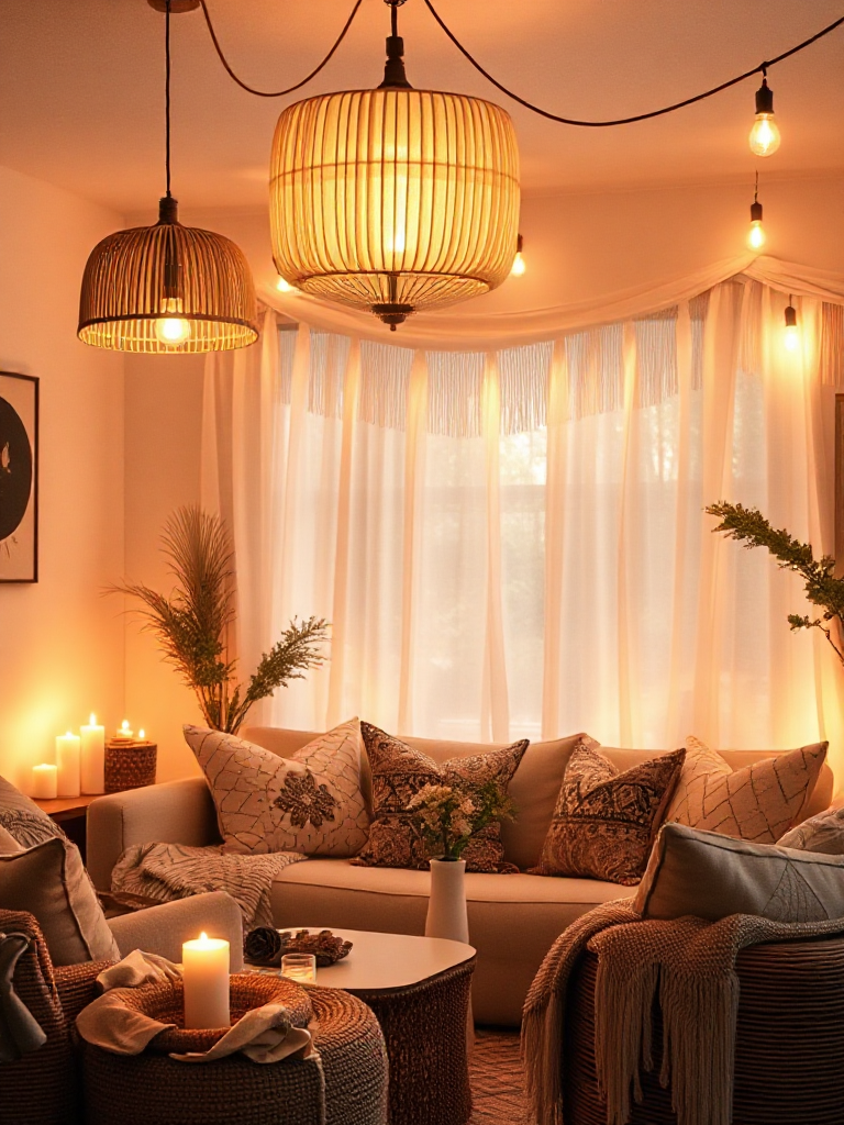 Inspiring boho living room ideas