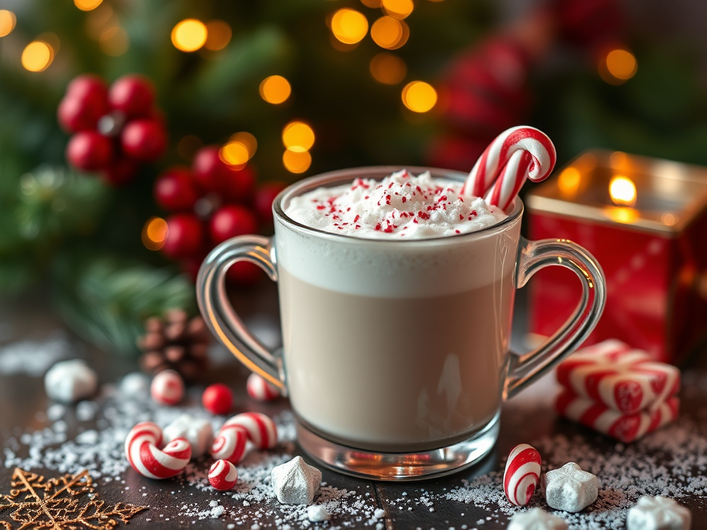 Image for Peppermint White Hot Chocolate: