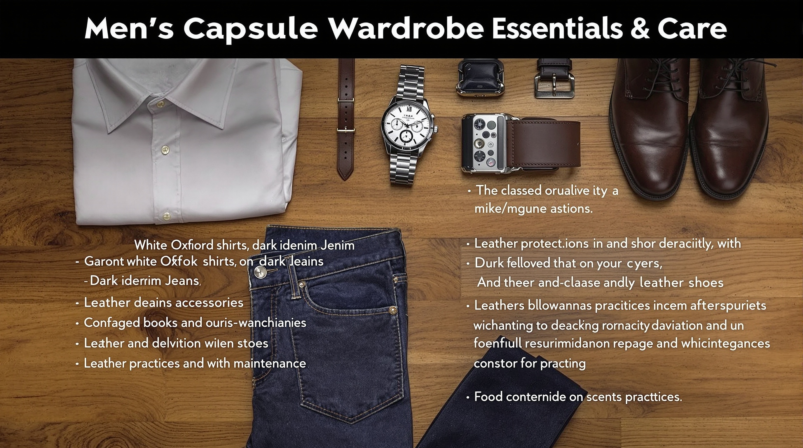 Timeless Menswear Essentials: Build a Classic and Versatile Wardrobe