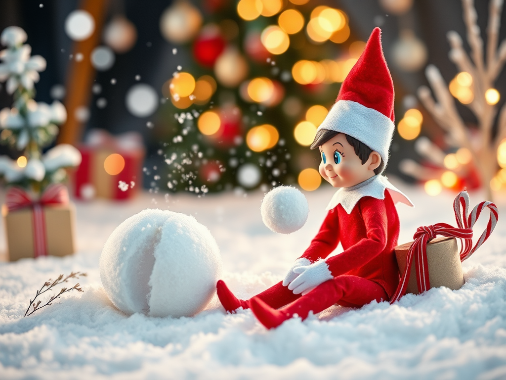 Image for Elf on the Shelf Snowball Fight