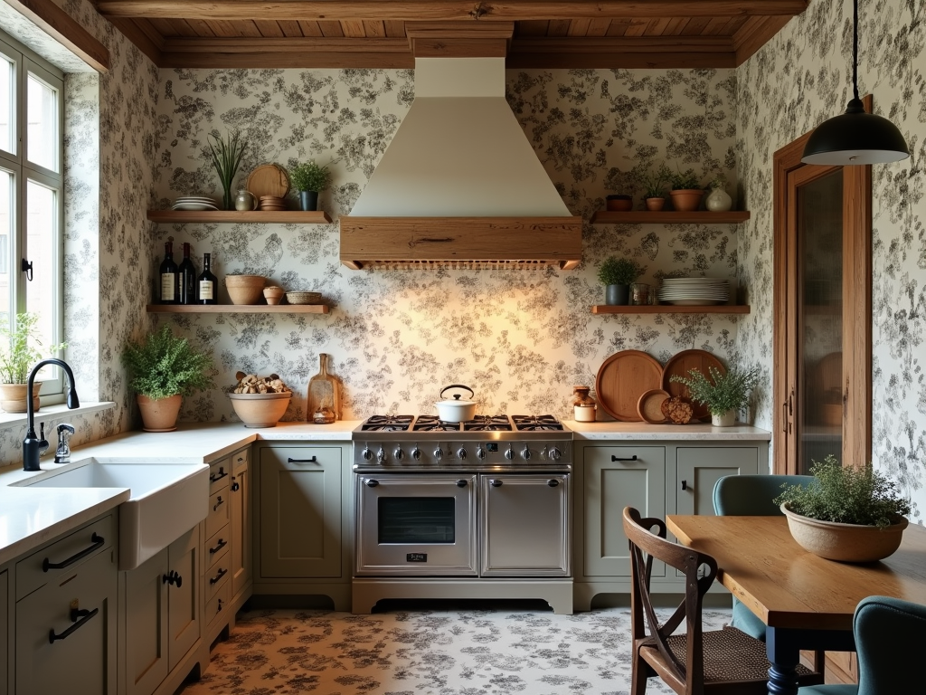 Charming French Provincial Kitchen with a Modern Twist