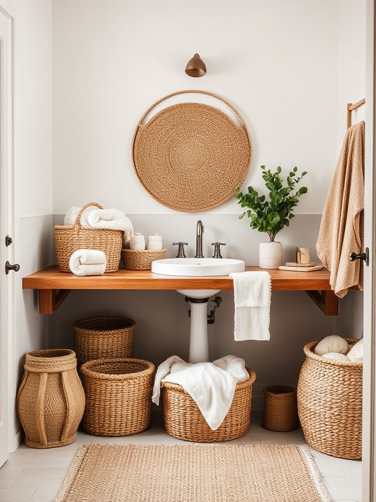 Boho Bathroom Sink Ideas