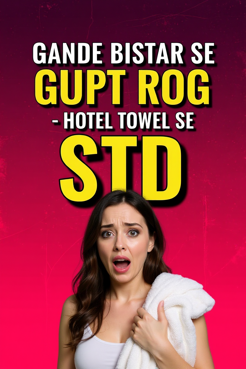 Gande bistar se hupt rog - Hotel towel se STD