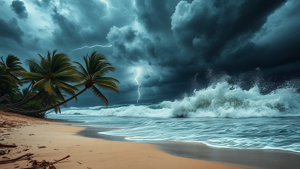 폭풍 속의 바다