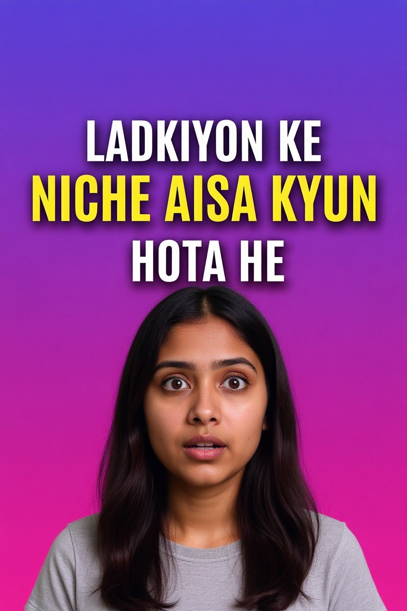 Ladkiyon ke niche aisa kyun hota he