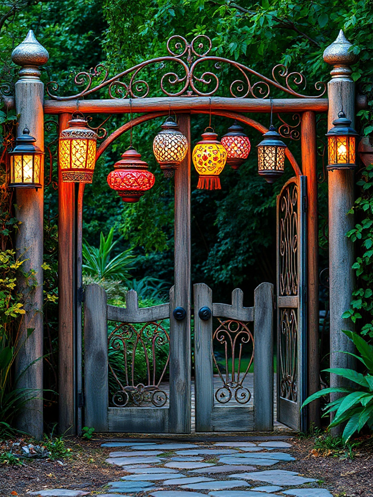 Boho Garden Gate Ideas