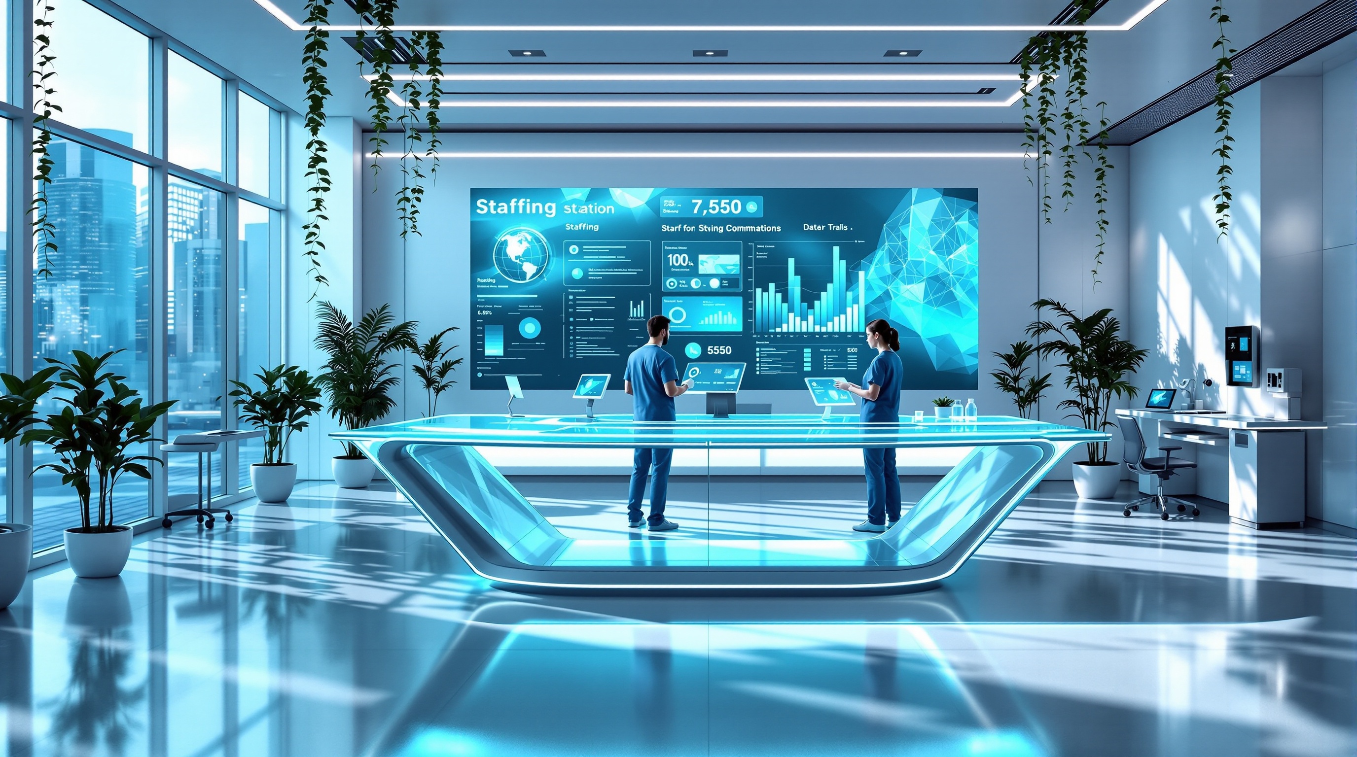 AI Centralized Staffing Coordination System for Skilled Nursing