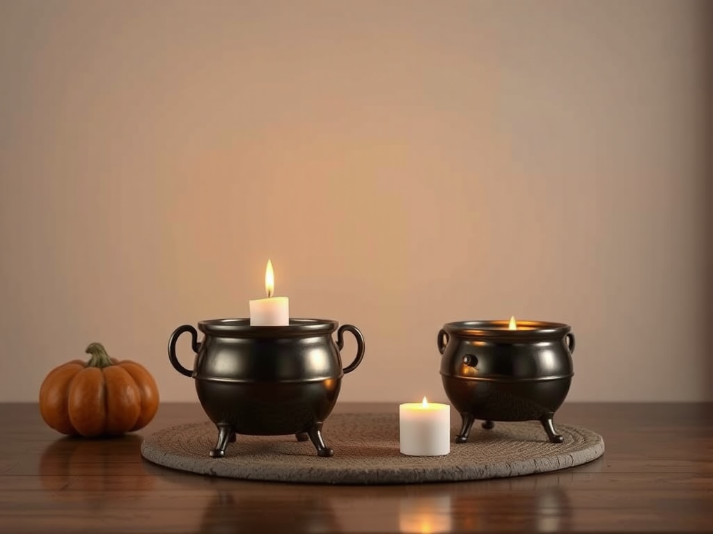 Image for Cauldron Candle Holders