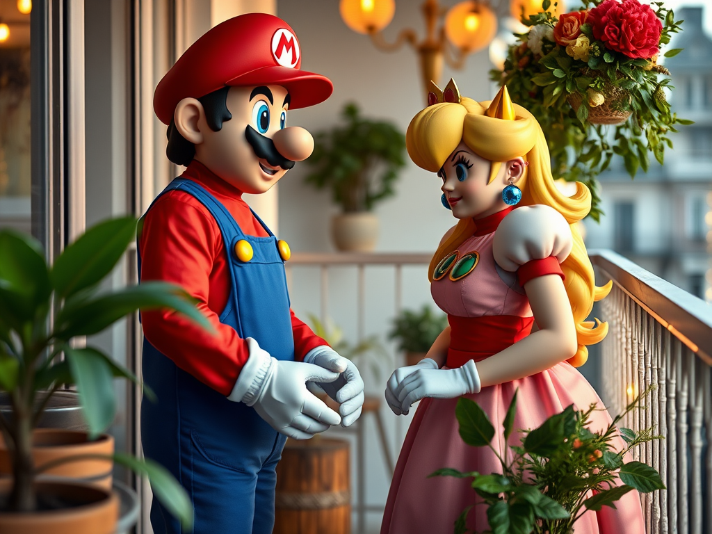 Image for Mario and Princess Peach