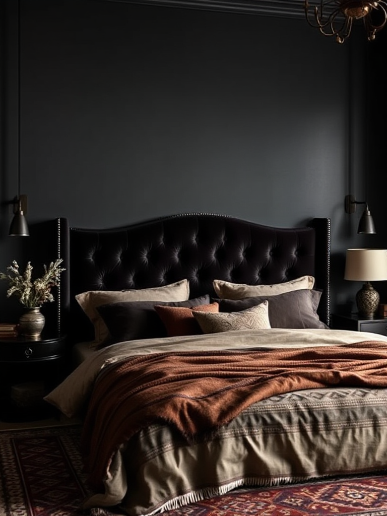 Dark Boho Bedroom Ideas