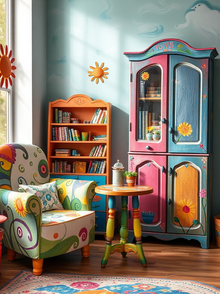 Whimsical Painted Furniture