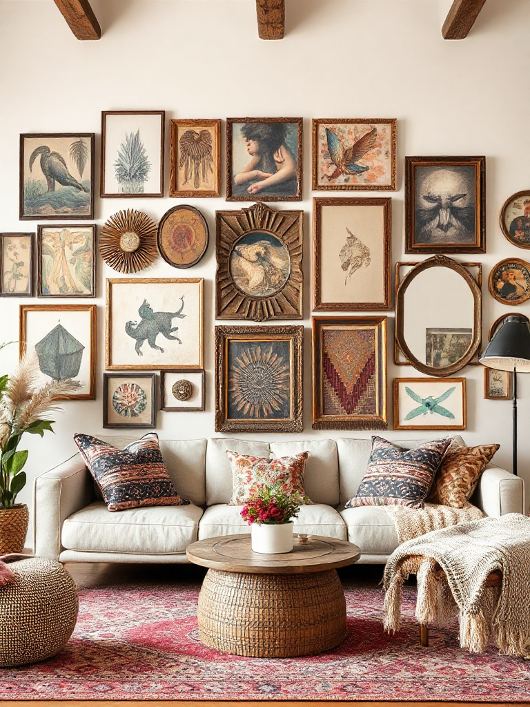 Inspiring boho living room ideas