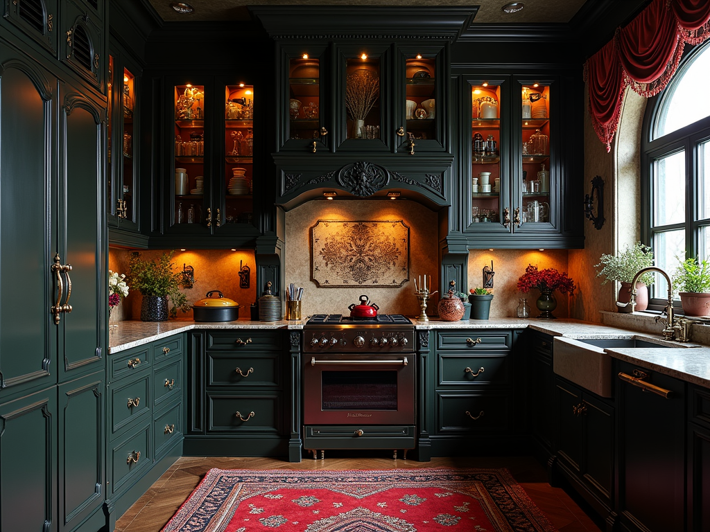 Enchanting Gothic Bohemian Kitchen Ideas